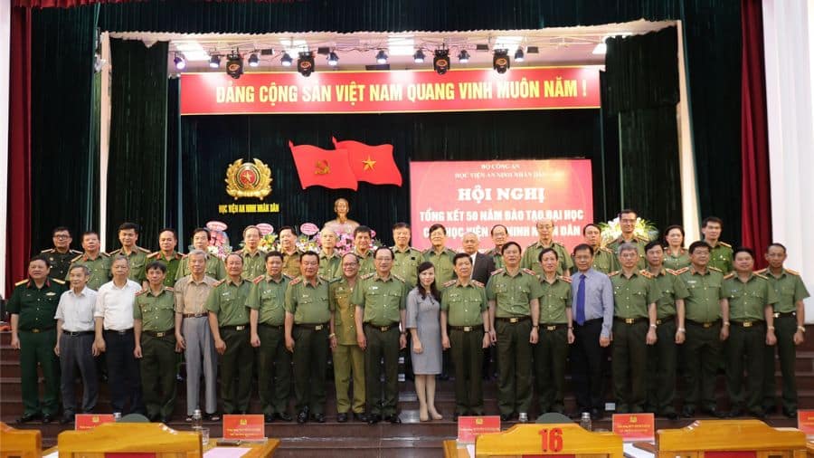 Cán bộ giảng viên Học viện An ninh nhân dân