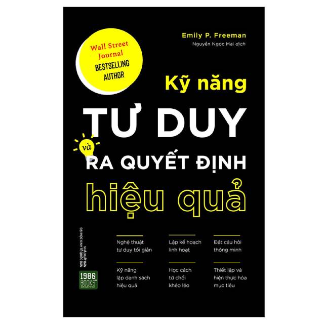 Sách Kỹ năng tư duy và ra quyết định hiệu quả