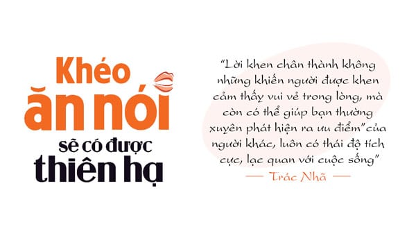 Một câu trích dẫn từ cuốn sách “Khéo ăn nói sẽ có được thiên hạ”