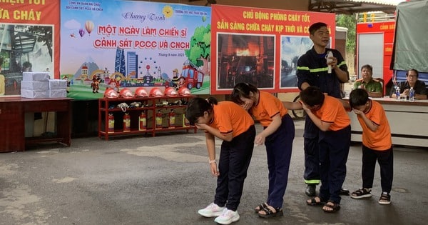 Giúp học sinh tăng cường kỹ năng PCCC và cứu hộ