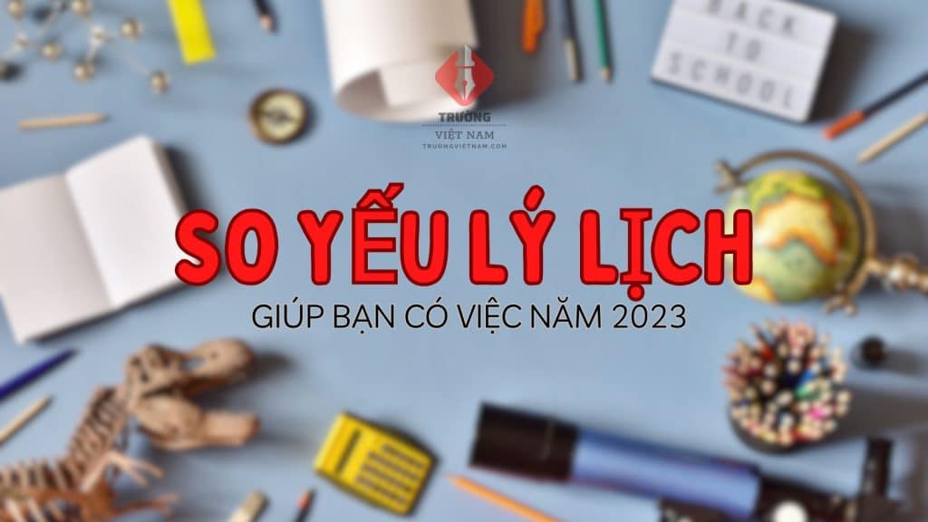 Các mẫu sơ yếu lý lịch giúp bạn có việc 2023