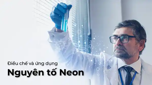 Nguyên tố Ne được điều chế bằng cách phân chia không khí, nơi nó chiếm khoảng 0,0018% khối lượng không khí