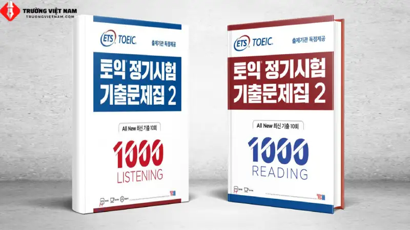 Bộ sách ETS TOEIC 2022 bao gồm 2 cuốn: ETS 1000 Vol 3 Listening và ETS 1000 Vol 3 Reading