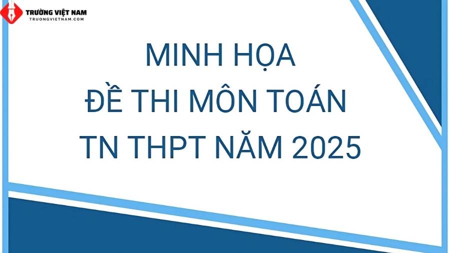 Cập nhật nhanh đề minh họa Toán 2025 – Định hướng ôn tập hiệu quả!