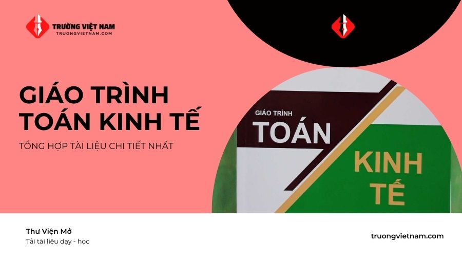 Giáo trình toán kinh tế: Cập nhật chi tiết nhất cho sinh viên 2025