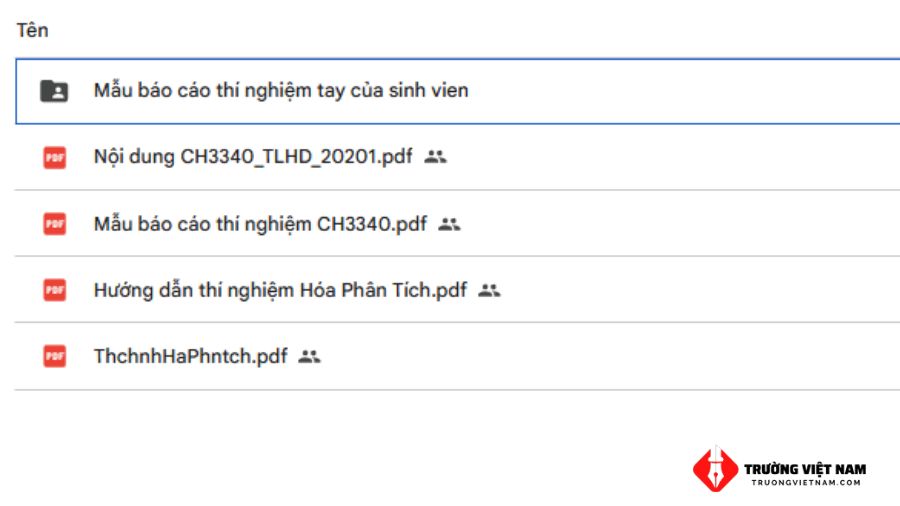 Tổng hợp tài liệu thí nghiệm của TruongVietNam