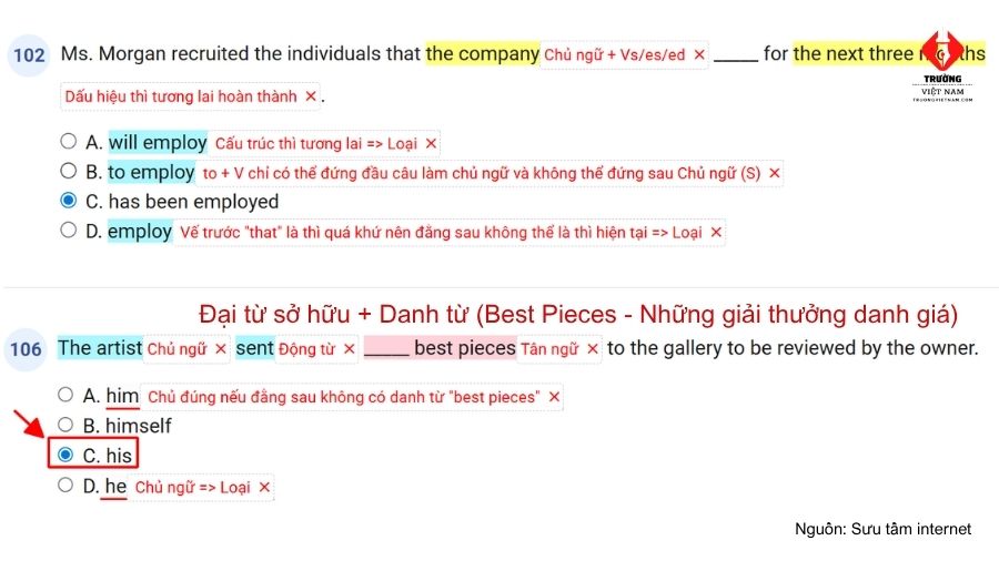 Hướng dẫn loại trừ đáp án khi thực hành Part 5