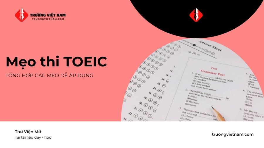 Mẹo thi toeic
