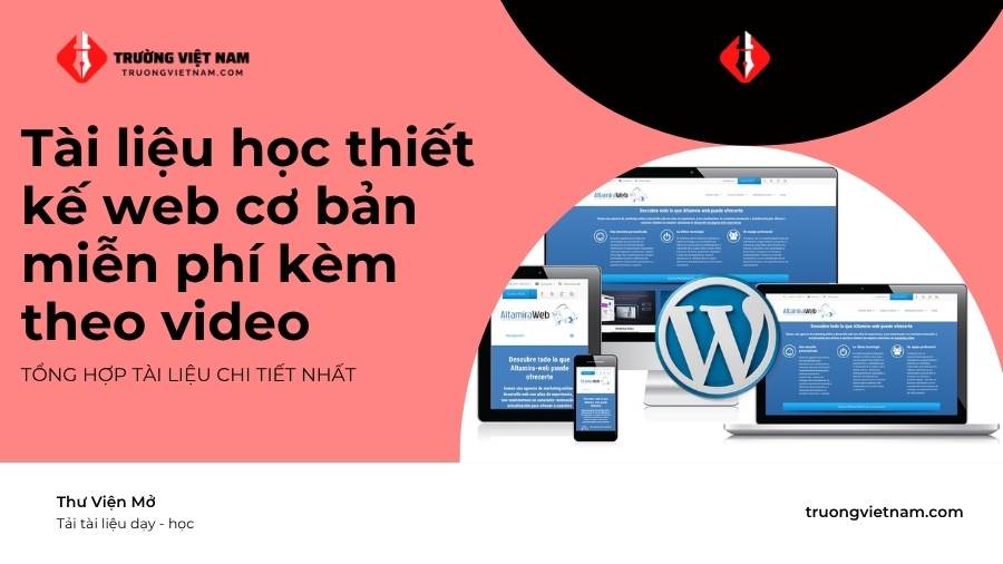 Tải tài liệu học thiết kế web cơ bản miễn phí (2025)
