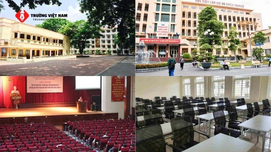 Cơ sở vật chất Học viện Báo chí và Tuyên truyền.