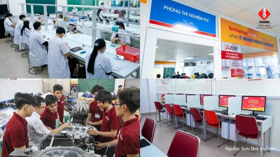 Sinh viên HUTECH trong phòng thí nghiệm hiện đại