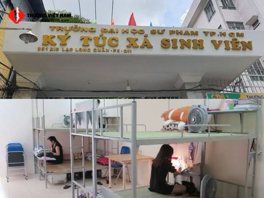 Cơ sở vật chất tại ký túc xá của Trường Đại học Sư Phạm TP.HCM