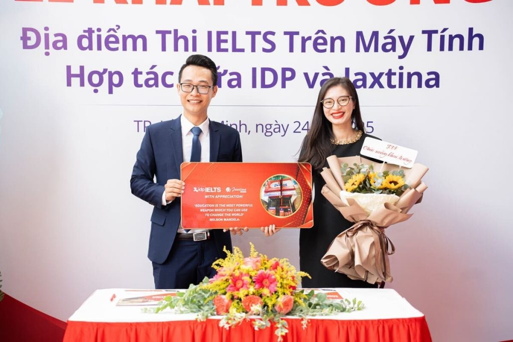 Jaxtina hợp tác với IDP IELTS