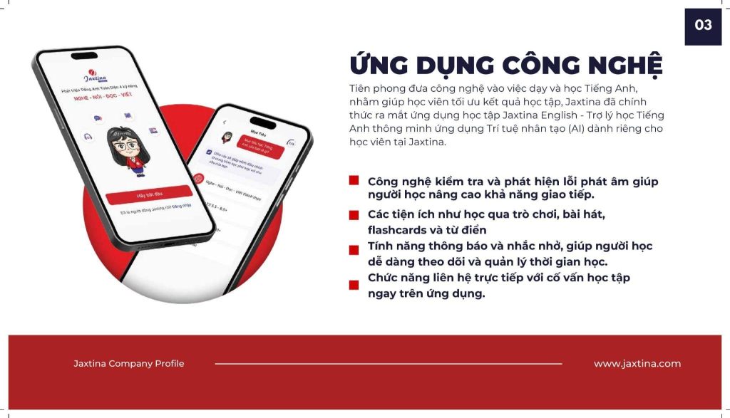 Học tại Jaxtina tiếng anh lên trình thần tốc