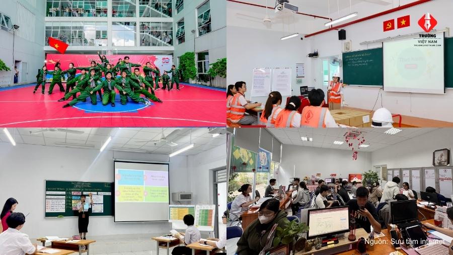 Phòng học, thực hành và sân bóng tại HCE