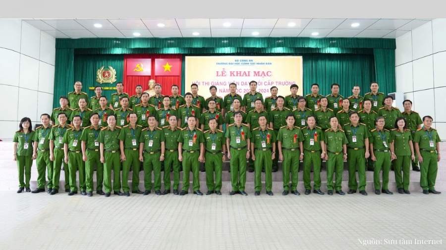 đội ngũ giảng viên Đại học Cảnh sát Nhân dân giàu kinh nghiệm