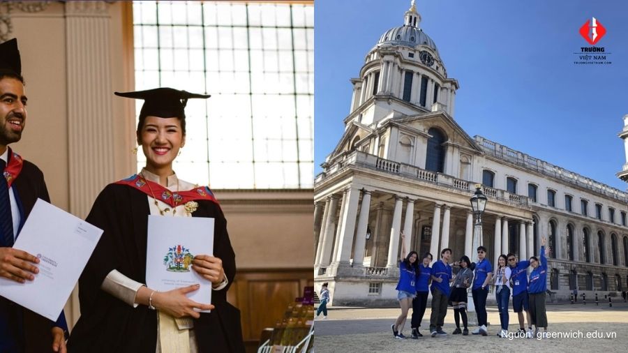 Sinh viên được học tập và nghiên cứu tại Greenwich kể từ 2009 