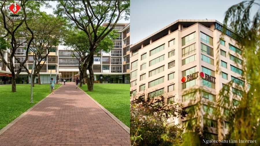 Toàn cảnh khuôn viên Trường Đại học RMIT