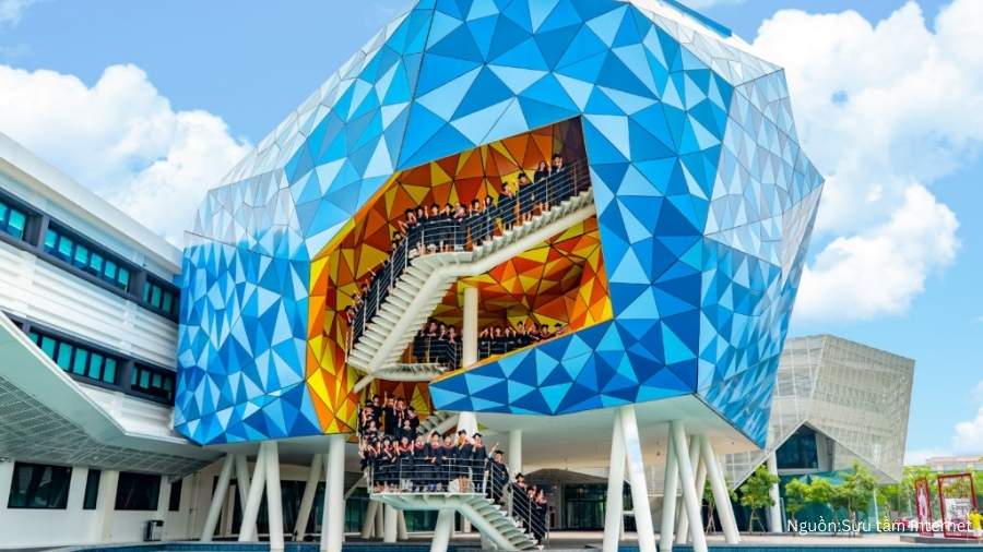 Khuôn viên trường đại học Anh Quốc Việt Nam BUV