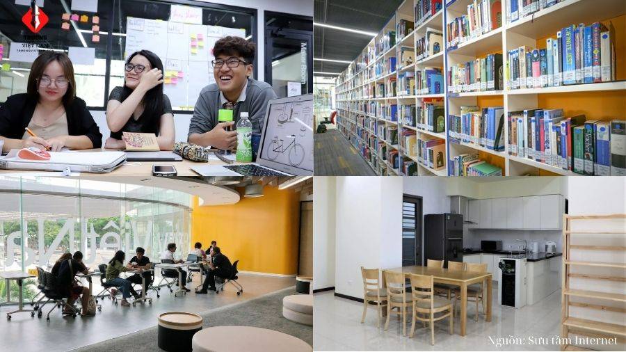 Cơ sở vật chất hiện đại của Đại học Fulbright 